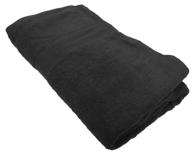 Image de Serviette de bain / serviette de plage Jassz 100 x 180 cm FK939 (taille unique) (noir)