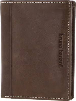 Produktbild von bruno banani Leder Geldbörse Wallet Brown braun