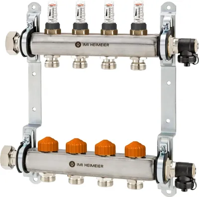 Image de Distributeur IMI Heimeier Eclipse à 6 voies, 1 pièce.