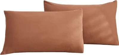 Obrázek produktu pro Povlak na polštář 48x74 sada 2, jednoduché povlaky na polštářky, velmi měkké a prodyšné, povlak na polštář - povlak na polštář - odolný a hypoalergenní (káva)