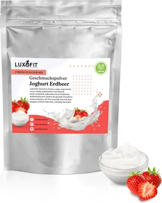 Produktbild von Erdbeere Joghurt Geschmackspulver Mix Flavour kalorienarm 300 g