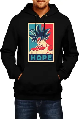 Immagine prodotto di Felpa con cappuccio da uomo Dragon Anime Manga Ball Z Goku 32, Man L , Noir