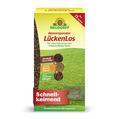 Produktbild von Neudorff Rasenreparatur LückenLos 1,2 kg für 15 Lücken Rasenreparaturmischung