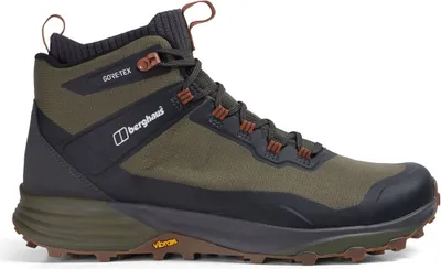 Berghaus VC22 Mid GTX Boot in Olivgrün; wasserdicht mit Vibram-Sohle; ideal für Herren-Wanderschuhe.