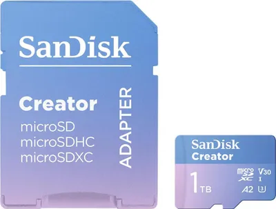 Productafbeelding van SanDisk Creator MicroSD-kaart, 1TB
