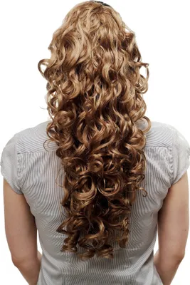 Produktbild von WIG ME UP Zopf, lockig, Dunkelblond N310-15
