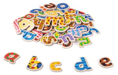 Produktbild von Tidlo Holz Magnetbuchstaben Spielzeug - Lernspaß für Kinder