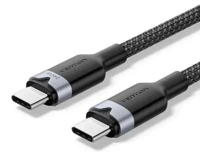 Zdjęcie produktu dla Kabel USB-C do USB-C 2.0 Vention 5A 240W 2 m czarny
