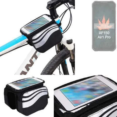 Produktbild von K-S-Trade Rahmentasche Fahrrad-Halterung kompatibel mit iiiF150 Air 1 Pro Plus Rahmenhalterung Fahrrad Handyhalterung Fahrradtasche Handy Smartphone