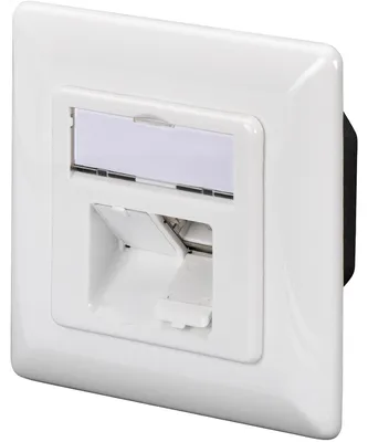 Image de DIGITUS Aufputzdose Cat6a 2xRJ45 geschirmt Signalweiß