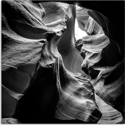 Produktbild von ARTland Leinwandbild Antelope Canyon I Größe: 50x50 cm