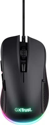 Obrázek produktu pro Trust GXT 922 YBAR, Pro praváky, Optický, USB Typ-A, 7200 DPI, Černá