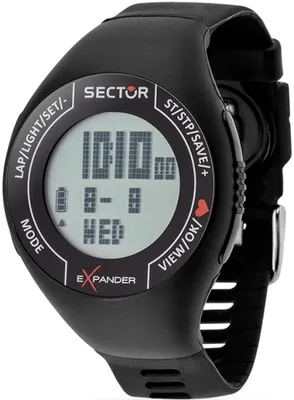 Obrázok produktu pre Pánske hodinky Sector CARDIO Black (Ø 47 mm)