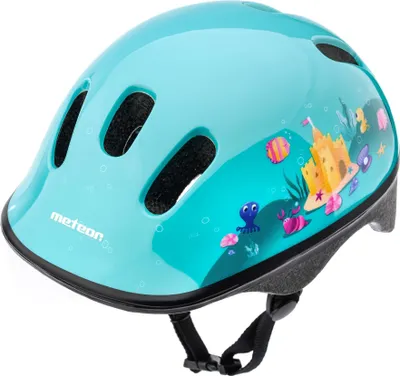 Produktbild von Meteor Schutzhelm, Kinderhelm, Fahrradhelm, Rollschuhe, KS06 Helm Kinderfahrradhelm Helm, größe S 48-52 cm Magic