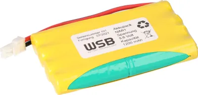 Immagine prodotto di Batteria compatibile con l'apriporta per garage Somfy 2400720 e altri 9,6V 1200mAh