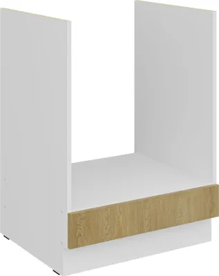 Immagine prodotto di Mobile base da cucina da 60 cm CREMONA, rovere chiaro + bianco opaco, cucina, angolo cottura, blocco cucina, cucina componibile