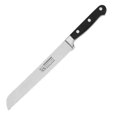 Produktbild von Carl Schmidt Sohn Brotmesser, Stahl 420J2, 20 cm, silber/schwarz