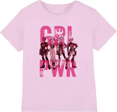 Produktbild von Ahsoka - "Girl Power" T-Shirt für Kinder TV4084 (116) (Pink)
