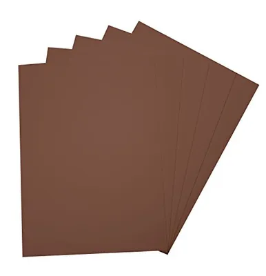Produktbild von folia Moosgummi (B)290 x (H)400 mm schokobraun 2 mm 5 Stück