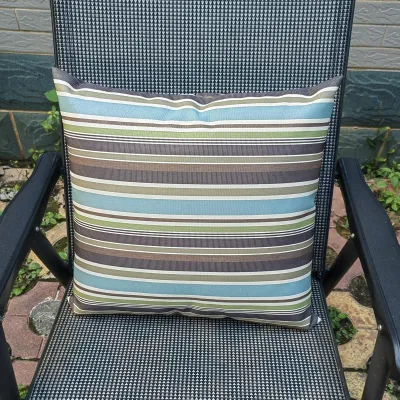 Produktbild von Set von 2 wasserabweisenden Kissenbezügen für Balkon 50 x 50 cm