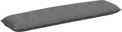 Immagine prodotto di vidaXL Cuscino per lo schienale grigio scuro 200 x 50 cm in tessuto microfibra