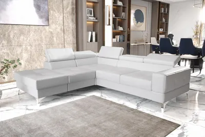 Immagine prodotto di Divano ad angolo Divano a L zona giorno imbottitura design multifunzionale tessuto moderno