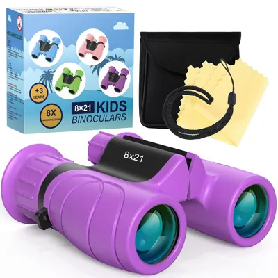 Obrázek produktu pro Dětský dalekohled - 8x21 - S přenosným pouzdrem - Pozorování ptáků