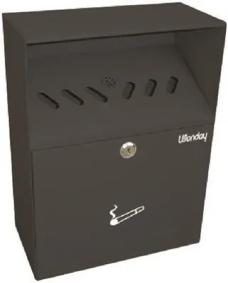 Wandbriefkasten, Stahl, 37,3x28x14 cm, 2 l, mit Schloss