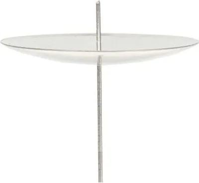 Produktbild von Adventkranzstecker, 4 Stk., Silber, Größe wählbar Ø 50 - 77mm | Adventsstecker, Größe:Ø 50 mm