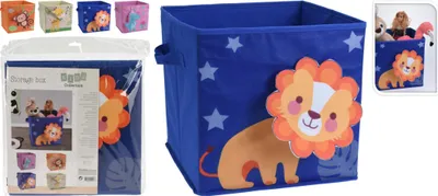 Obrázok produktu pre Koopman Detská látková úložná krabica 32 x 32 cm - ružová