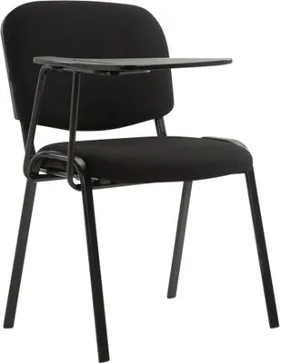 Produktbild von Stuhl Ken mit Klapptisch Stoff schwarz