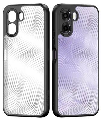 Immagine prodotto di Dux Ducis Serie Aimo - Cover posteriore in TPU trasparente - Custodia per OPPO A6x 4G / 5G - Nero