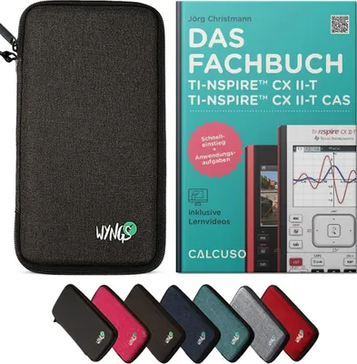 Produktbild von CALCUSO Zubehör Standardpaket Dunkelgrau kompatibel für Grafikrechner TI Nspire CX II-T /CX II-T CAS