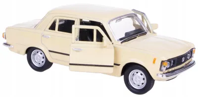 Obrázek produktu pro Kovový model Welly FIAT 125P krémový 1:34/39