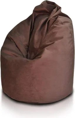 Produktbild von Ecopuf - Sitzsack Bean Bag mit Füllung Größe Braun A84 XL 85 x 135 cm