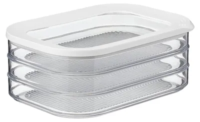 Produktbild von Mepal - Vorratsbehälter Wurstwaren 3-lagig Modula - 1650 ml - White