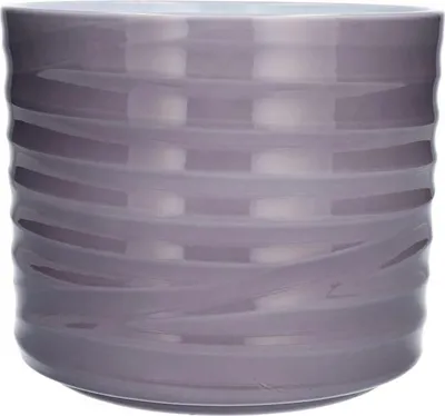 Produktbild von INNA-Glas Pflanzentopf FLORDELINA, Keramik, grau, 15cm, Ø17cm - Keramik Übertopf
