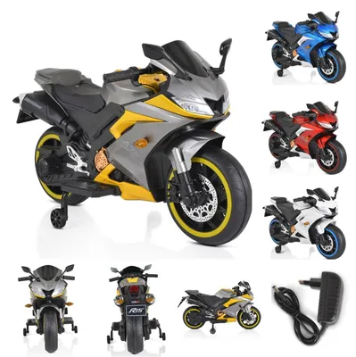 Obrázok produktu pre Moni deti elektrická motorka motokros MP3 funkcia Bluetooth tréningové kolesá svetlá šedá