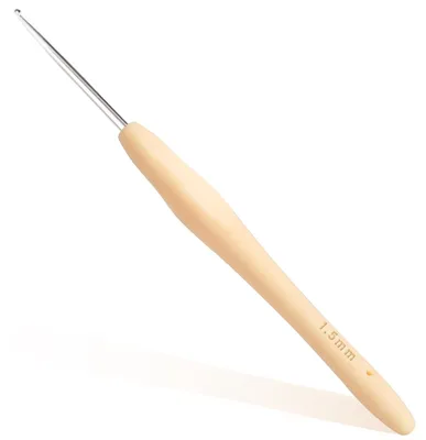 Produktbild von Ergonomische Häkelnadel, Größe 1,5 mm, für Stickarbeiten