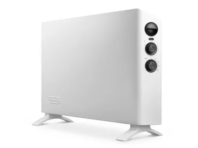 Obrázek produktu pro De’Longhi HSX 3320 FS, Elektrický přímotop s ventilátorem, CE, Vnitřní, Podlaha, Zeď, Černá, Bílá, Otočné