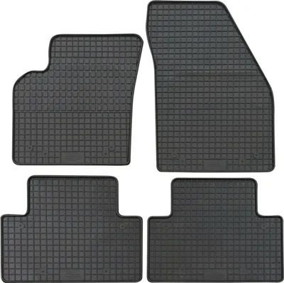 Produktbild von für Volvo S40 / V50 ab 03/2004-07/2012 Passform PETEX Gummimatten 4-teilig schwarz Allwettermatten Gummifußmatten