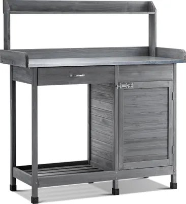 Produktbild von MCombo Pflanztisch Gärtnertisch Blumentisch mit verzinkter Arbeitsplatte 0440EY
