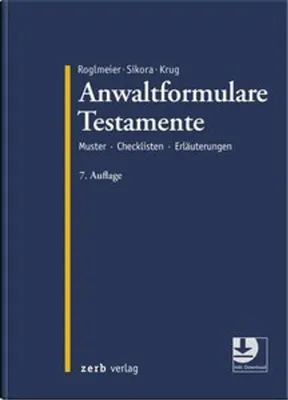 Obrázek produktu pro Anwaltformulare Testamente