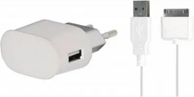 Produktbild von Blueway, Mini-Reiseladegerät 1A für iPhone 3G/3GS/4/4S und iPod Touch, Weiß