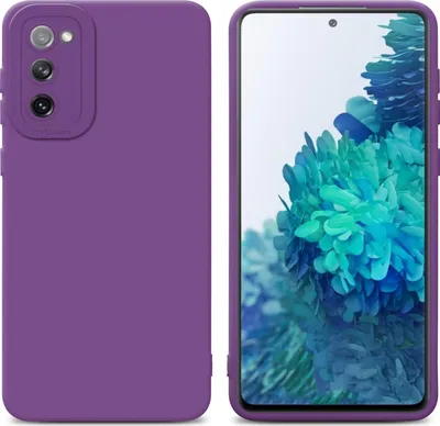 Produktbild von Cadorabo Hülle für Samsung Galaxy S20 FE Schutz Hülle in Lila TPU Silikon Etui Case Handyhülle