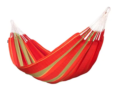 Zdjęcie produktu dla La Siesta Flora chilli hamak rodzinny czerwony hamak organiczny