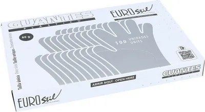 Image de Gants jetables Eurostil (100 uds)