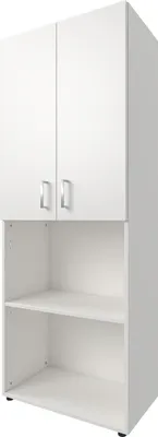 Produktbild von Kombi Schrank Aktenschrank Standschrank Beistellschrank Regal Büro "Trio 22" Weiß