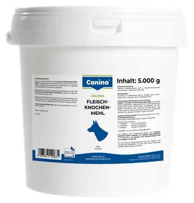 Produktbild von 5 kg Canina Calcina Fleischknochenmehl Hund