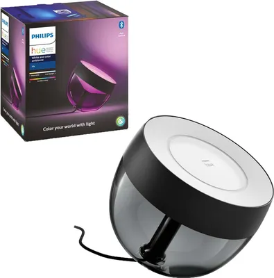 Image de Philips Hue Iris BT Tischlampe White Color Ambiance schwarz